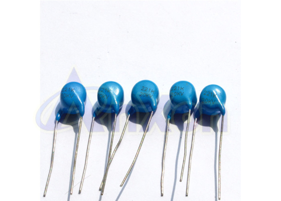 China AXC Capacitor China Manufacture 20KV 220PF 221 Y5T Disc Shaped Disc Capacitor supplier