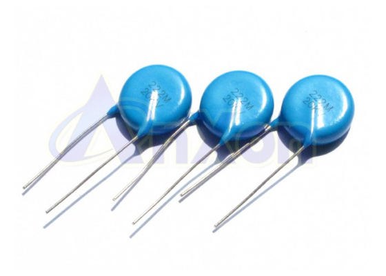 China WireDisc Capacitor CT81 Y5T Disc Capacitor 25KV 2200PF HV Disc Ceramic Capacitor supplier