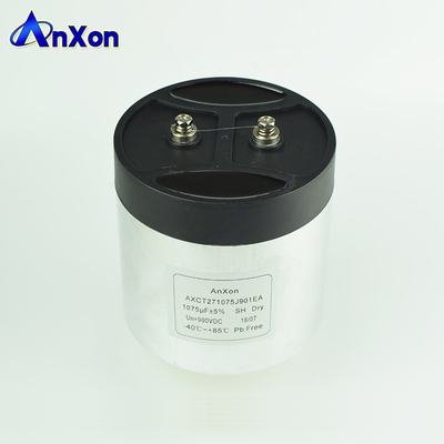 China Silver Tone Polypropylene Oil Film Ac Dual Start Film Capacitor  With Factory Price 1200V 270UF supplier