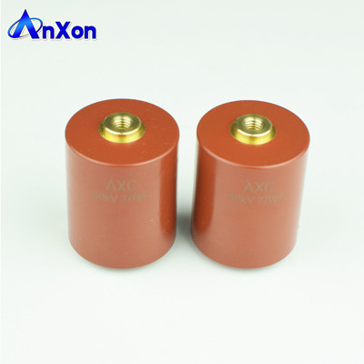 China UHF power capacitor 40KV 390PF 40KV 391 High temperature ceramic capacitor supplier