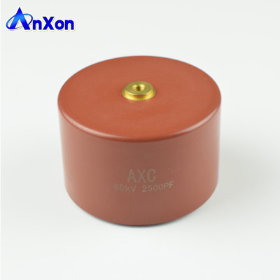 China 80KV 2500PF 80KV 252 High voltage pulse discharge capacitor supplier