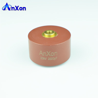 China 20KV 2000PF No epoxy coating ceramic capacitor  20KV 202 high voltage ceramic capacitor supplier