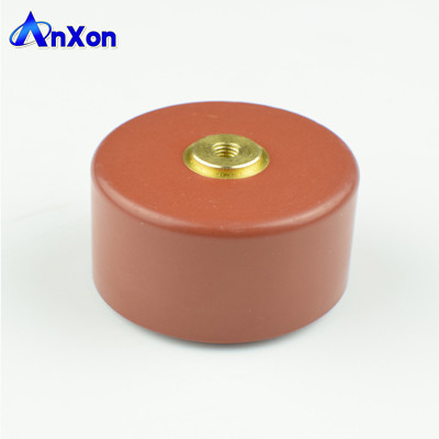 China Pulse discharge ceramic capacitor 30KV 2200PF 30KV 222 Screw type ceramic capacitor supplier