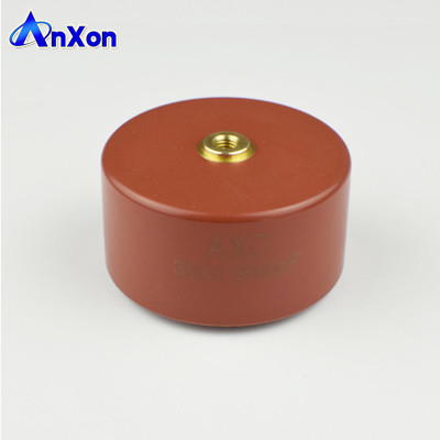 China High voltage pulse discharge capacitor 30KV 3000PF 30KV 302 molded type ceramic capacitor supplier