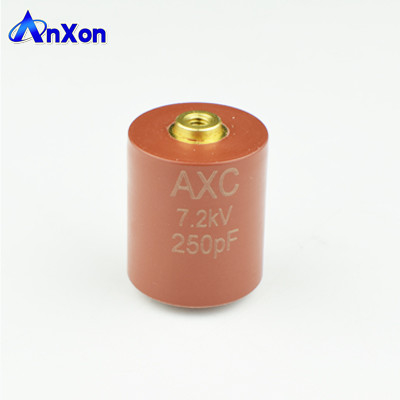 China AXCT8GP251K7R2AB Y5P Capacitor 7.2KV 250PF 7.2KV 251 high voltage ceramic capacitor supplier