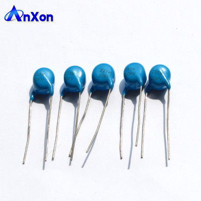 China High Voltage Condensador 20KV 220PF 221 Xenon headlamps Ceramic Capacitor supplier