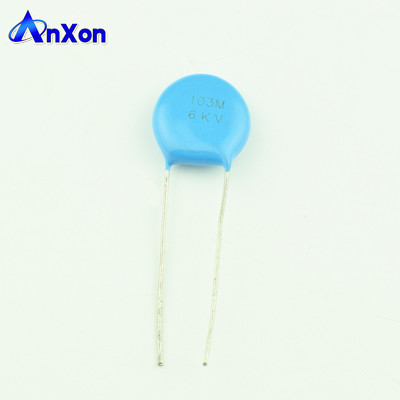 China High Voltage Condenser 6KV 10000PF 103 Made in China Ceramic Disc Capacitor supplier