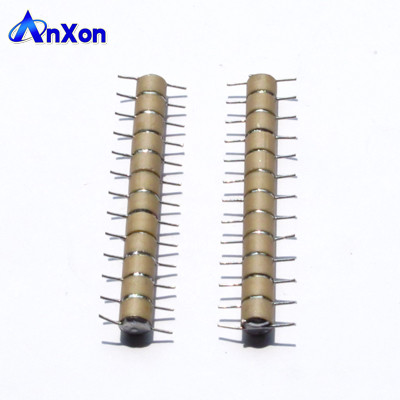 China 8KV 10KV 12KV 15KV 20KV 25KV 30KV 12 cells High voltage stacked ceramic capacitor supplier