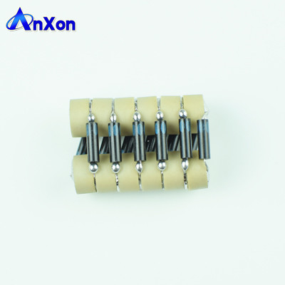 China 25KV 330PF 6 stacks customized  Ceramic capacitor multiplier assembly supplier