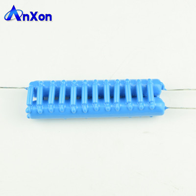 China 15KV 100PF customized  High voltage capacitor stacks with blue coating supplier