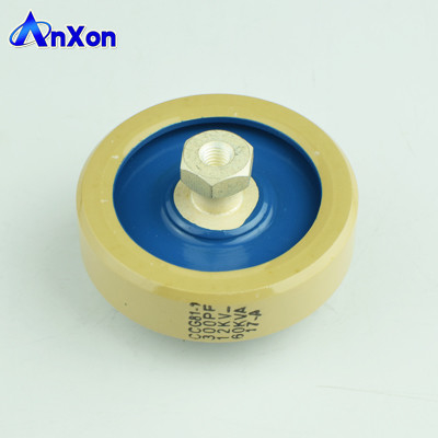 China 12KV 300PF 60KVA High frequency ceramic type conduction cooled capacitor supplier
