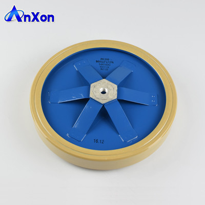 China 13KV 4000PF 150KVA PE200 High frequency welding RF power disk ceramic capacitor supplier