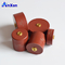 PLC Coupling capacitor 15KV 10000PF 15KV 103 Red color disc ceramic capacitor supplier