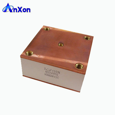 China 1000V 0.05UF Conduction Cooled High Frequency Film Capacitors supplier