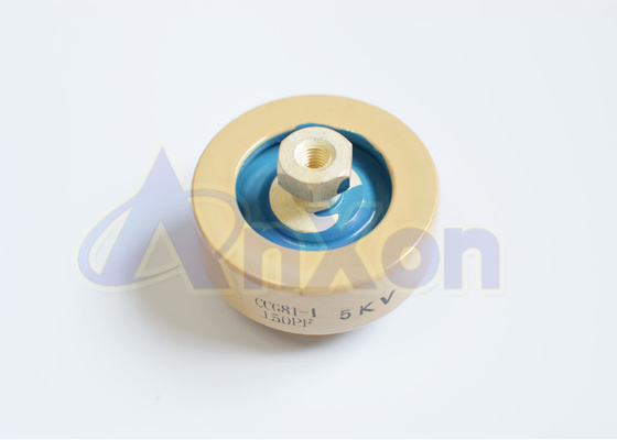 China RF Plate Ceramic Capacitor 5KV 10KV 12KV 15KV 150PF RF Welder Capacitor supplier
