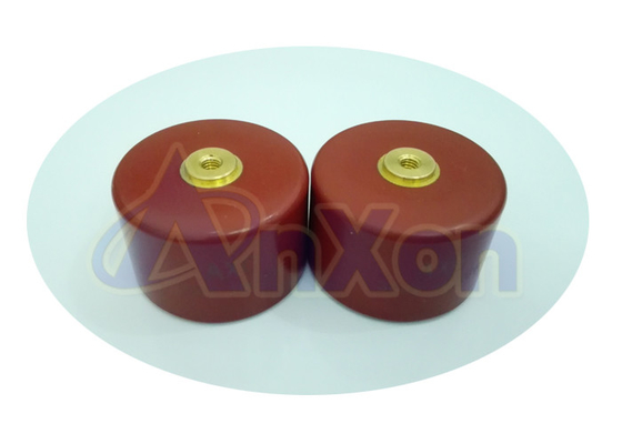 China High Voltage Molded Type CT8G 60KV 1000PF Low Inductance Ceramic Capacitor supplier