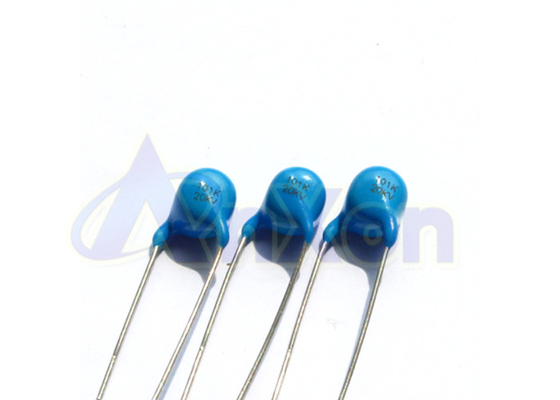 China Blue Ceramic Capacitor CT81 10KV470 47PF DL Radial Disc Disc Capacitor supplier