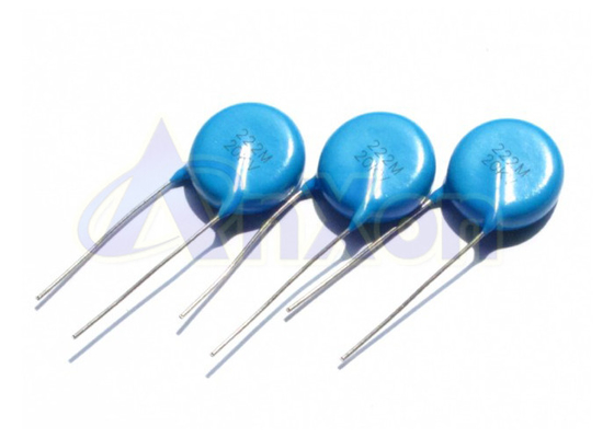 China Security Device Disc Capacitor 10KV2200PF222 Y5U HV Disc Ceramic Disc Capacitor supplier