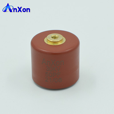 China 30KV 1100PF N4700 AXCT8GE40112K3D1B Door Knob High Voltage Ceramic Capacitor supplier