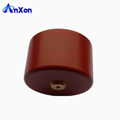 China Low dissipation ceramic capacitor 30KV 5300PF 30KV 532 Red color disc ceramic capacitor supplier