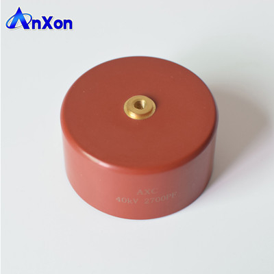 China 40KV 2700PF 40KV 272 Molded Type HV Capacitor For Laser Equipment supplier