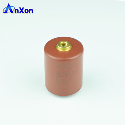 China UHV-251A Z5T Capacitor 50KV 100PF 50KV 101 screw mounting ceramic capacitor supplier