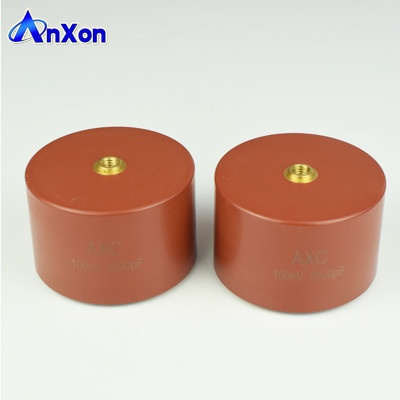 China AXCT8G100D502KDT K6500 Capacitor 100KV 5000PF 100KV 502 Tubular capacitor HV ceramic capacitor supplier