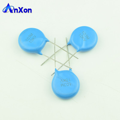 China HV  Kondensator 10KV 10000PF 103 X-ray Generator Disc Capacitor supplier