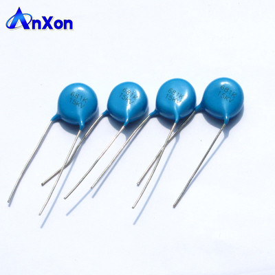 China High Voltage Kondensator 20KV 680PF 681 Leaded Ceramic Disc Capacitor supplier