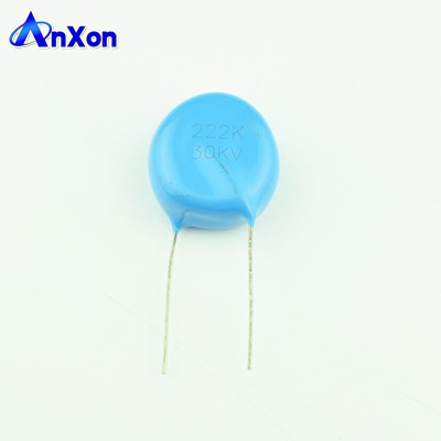 China High Voltage Kondensator 30KV 2200PF 222  Made in China Ceramic Disc Capacitor supplier