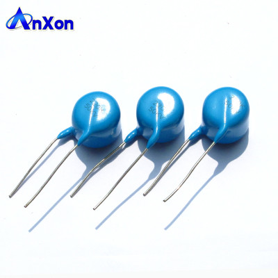 China High Voltage Condensateur 50KV 22PF High Voltage HV Ceramic Disc Capacitor supplier