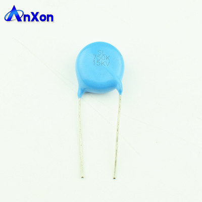 China High Voltage Kondensator 15KV 75PF Disc capacitor with epoxy coating supplier