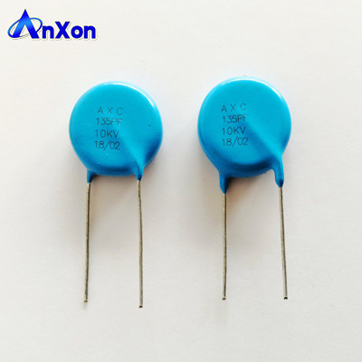 China High Voltage Condenser 15KV 150PF 151  Blue Disc Ceramic Capacitor supplier