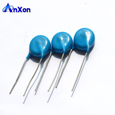 China High Voltage Condenser 15KV 1500PF 152 Wire HV Disc Ceramic Capacitor supplier