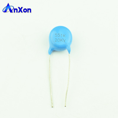 China 20KV 500PF 501 High voltage single layer bare rectangular ceramic capacitor supplier