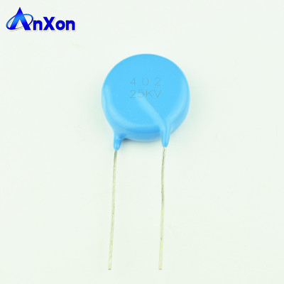 China High Voltage Kondensator 25KV 4000PF 402 X-ray Generator Ceramic Capacitor supplier