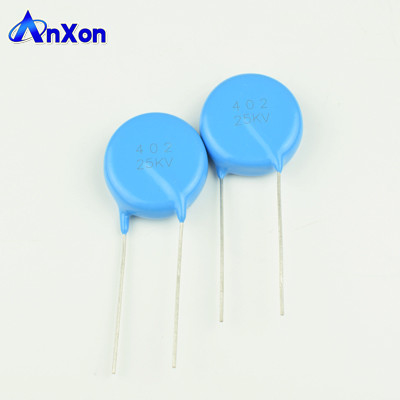 China High Voltage Disc Condenser 25KV 4700PF 472 Medical Machine Ceramic Capacitor supplier