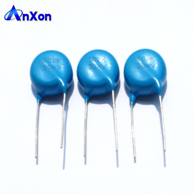 China High Voltage Kondensator 30KV 1000PF 102 Lasers Ceramic Disc Capacitor supplier