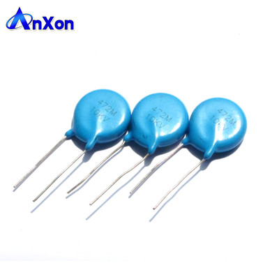 China High Voltage Kondensator 10KV 4700PF 472 HV Blue Ceramic Disc Capacitor supplier