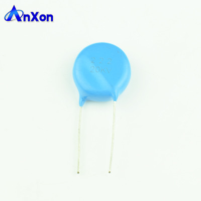 China HV Kondensator 20KV 2200PF 222 High Voltage HV Ceramic Disc Capacitor supplier