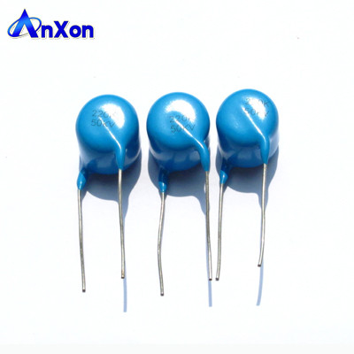 China High Voltage Ceramic Condensador 50KV 22PF Leaded Disc Capacitor supplier