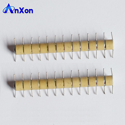 China 150PF 220PF 330F 470PF 12 array High Voltage Ceramic Capacitor Stacks supplier