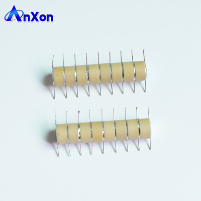 China 500PF 100PF 2200PF 2400PF 8 stacks High voltage capacitor arrays supplier