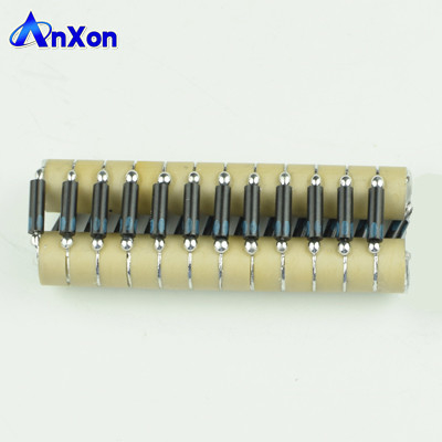 China 30KV 1000PF 10 disks customized High Voltage Capacitor Diode Assembly supplier