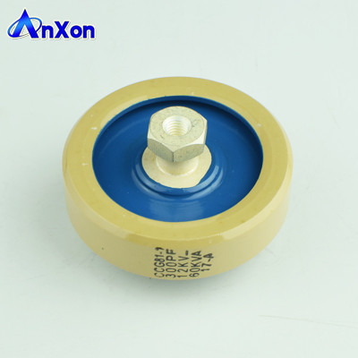 China 12KV 350PF 75KVA CCG81 Ceramic Capacitors for Radio Broadcast Transmitters supplier