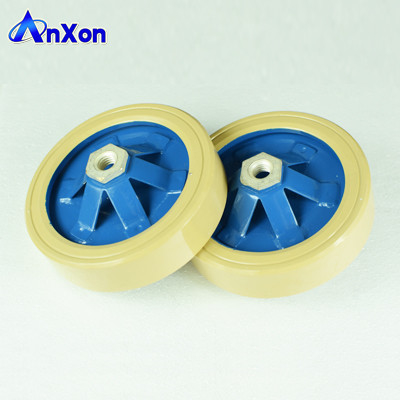China AnXon RF Condenser 14KV 500PF 90KVA Low self heating RF power ceramic capacitor supplier