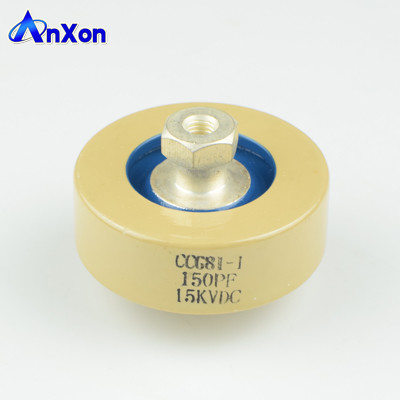 China 15KV 150PF 60KVA Low losses R85 N750 RF Power plate ceramic capacitor supplier