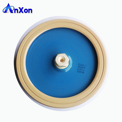 China AnXon CCG81-5 20KV 500PF 90KVA High voltage high frequency ceramic capacitor supplier
