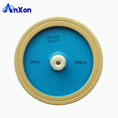 China AnXon CCG81-6 21KV 1000PF 125KVA HF capacitor high power ceramic capacitor supplier