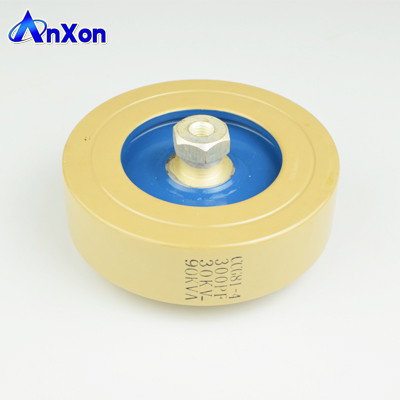 China 30KV 300PF 90KVA RF Higher frequency low Inductance ceramic capacitor supplier